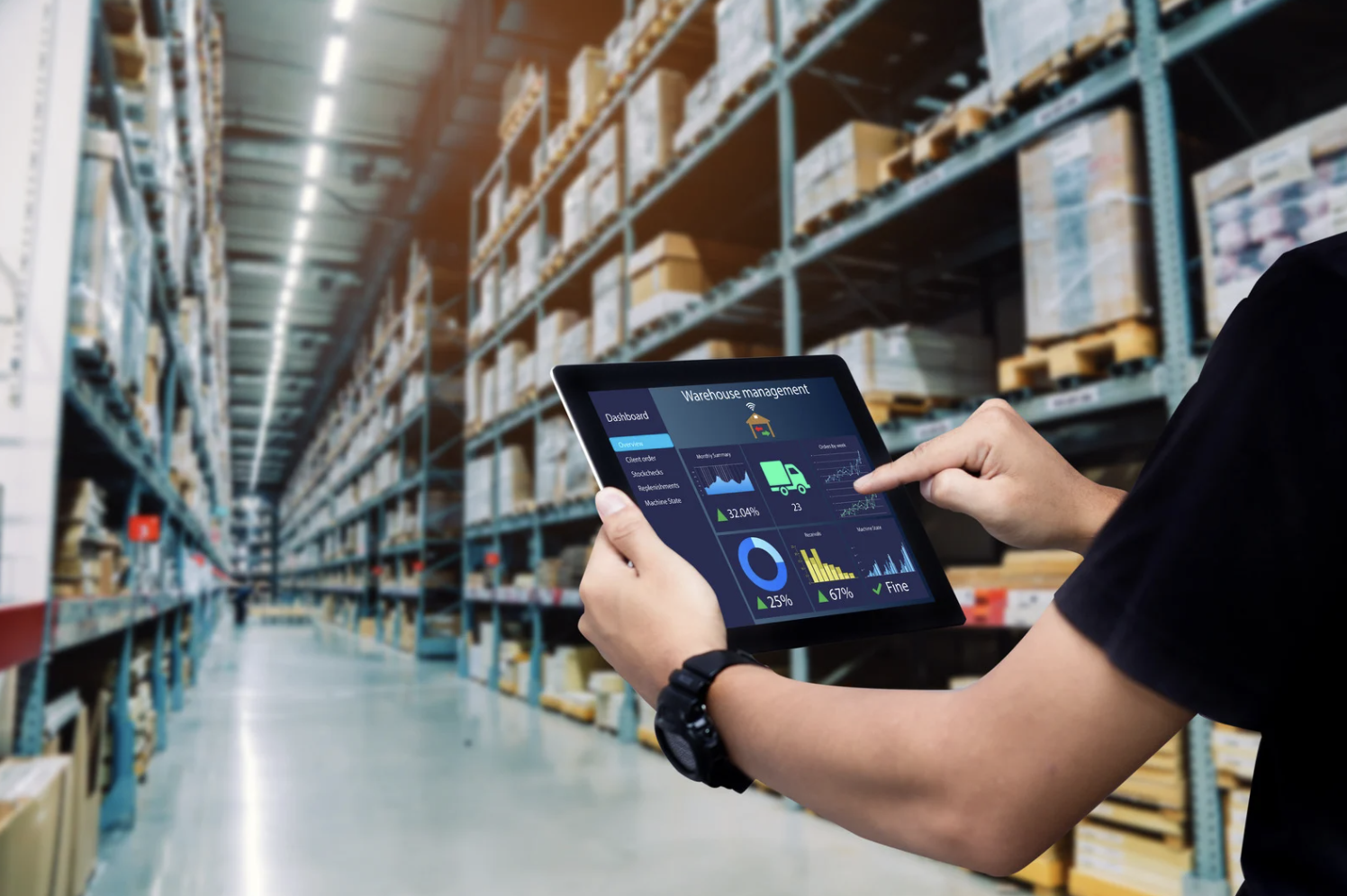 Digital warehouse management system.